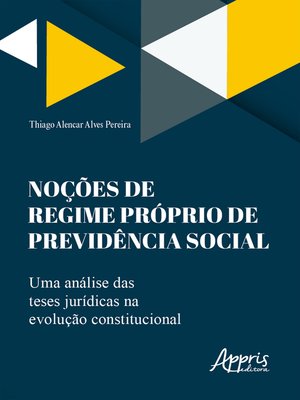 cover image of Noções de Regime Próprio de Previdência Social